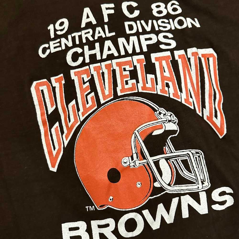 Logo 7 Rare Vintage Cleveland Browns AFC Champion… - image 2