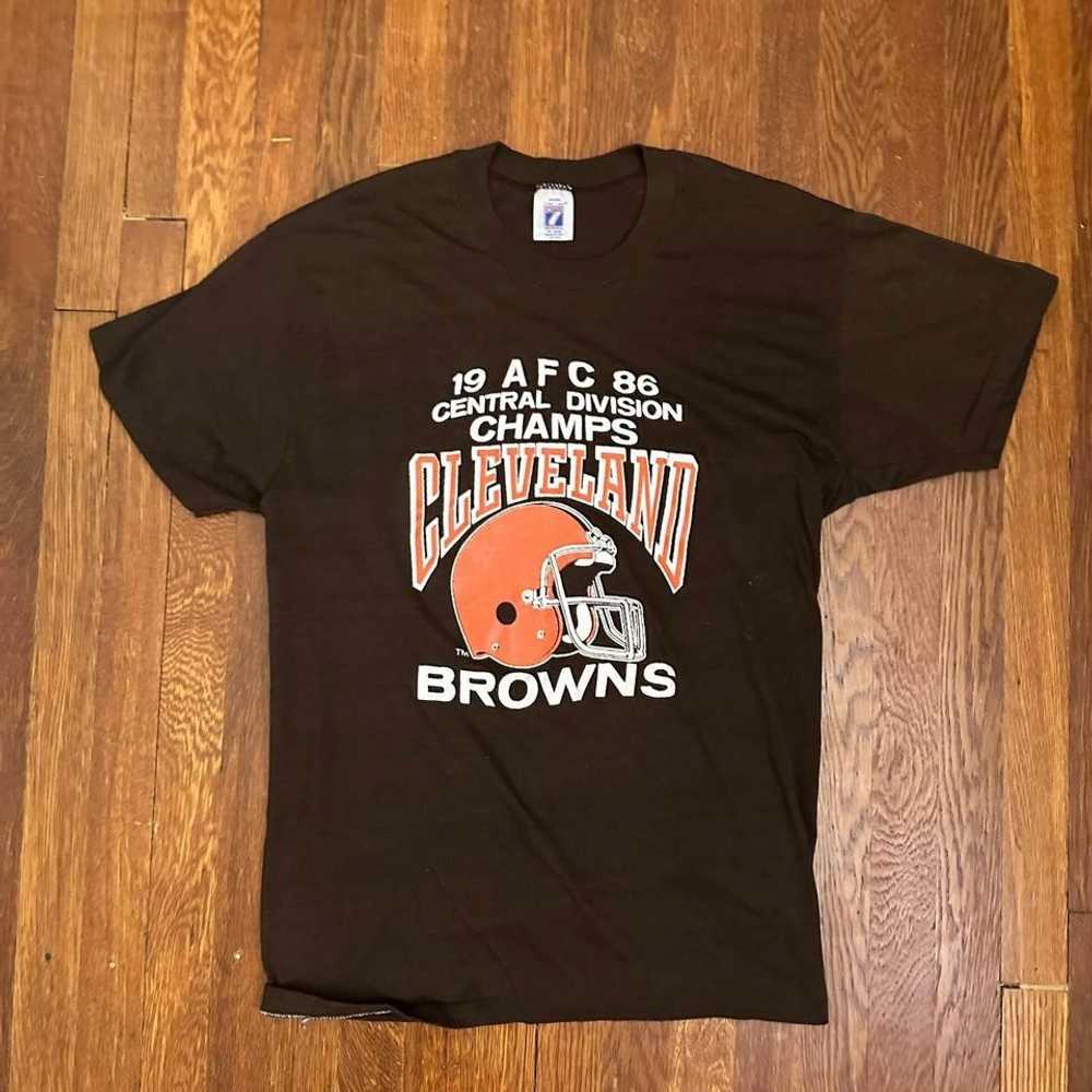 Logo 7 Rare Vintage Cleveland Browns AFC Champion… - image 3