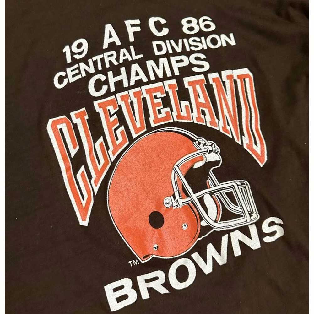 Logo 7 Rare Vintage Cleveland Browns AFC Champion… - image 4