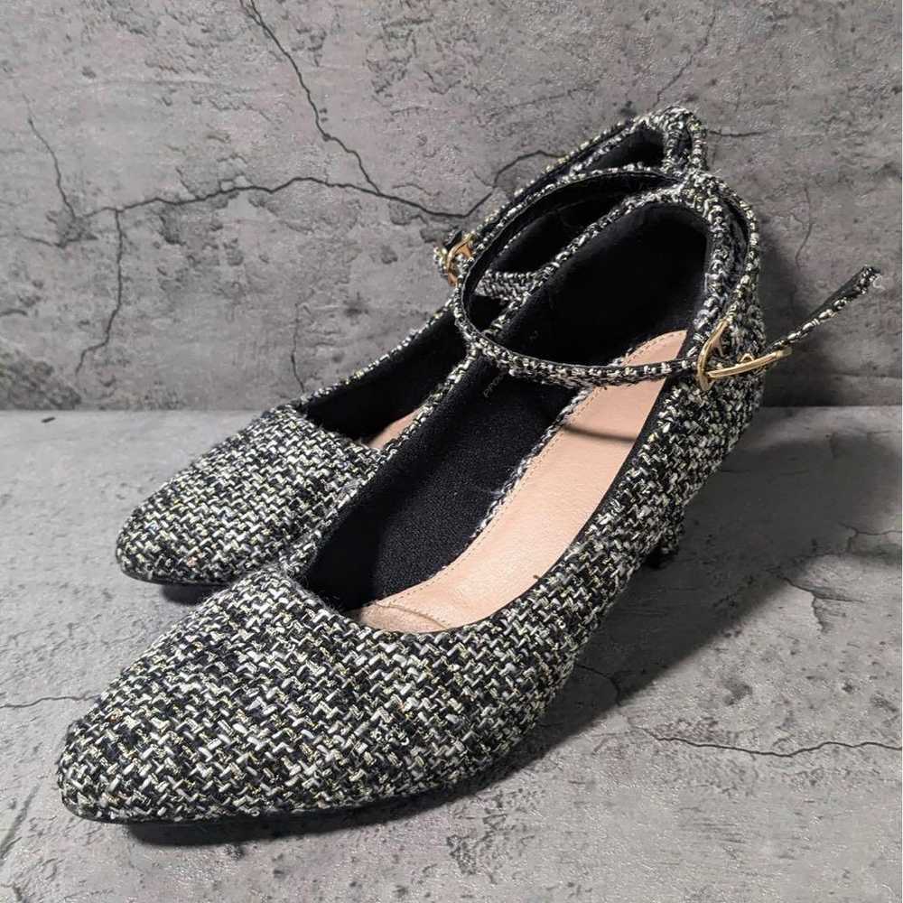 【RANDA】 Randa (M) Strap Tweed Women's Pumps - image 1