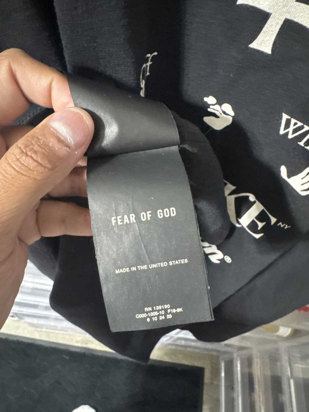 Fear of God Fear of God GF George Floyd Tee Black - image 6