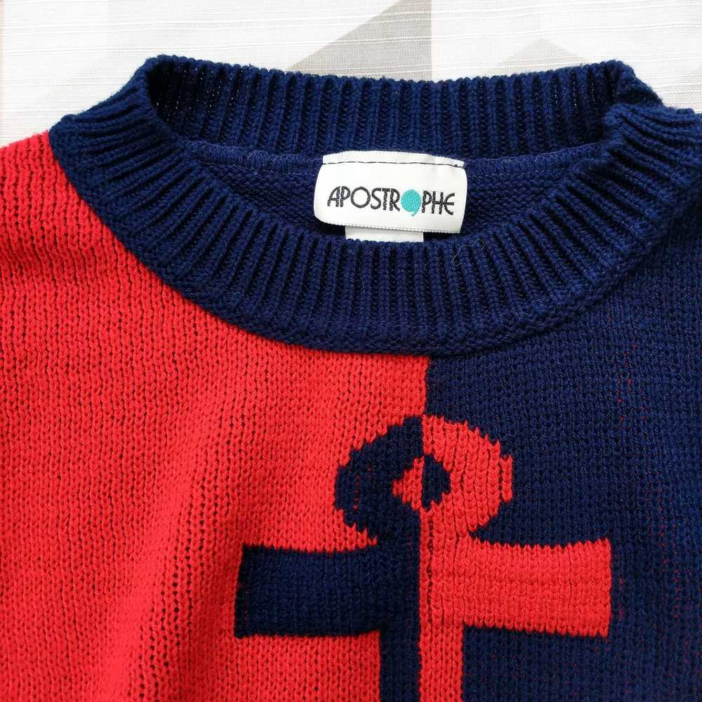 Coloured Cable Knit Sweater × Streetwear × Vintag… - image 3