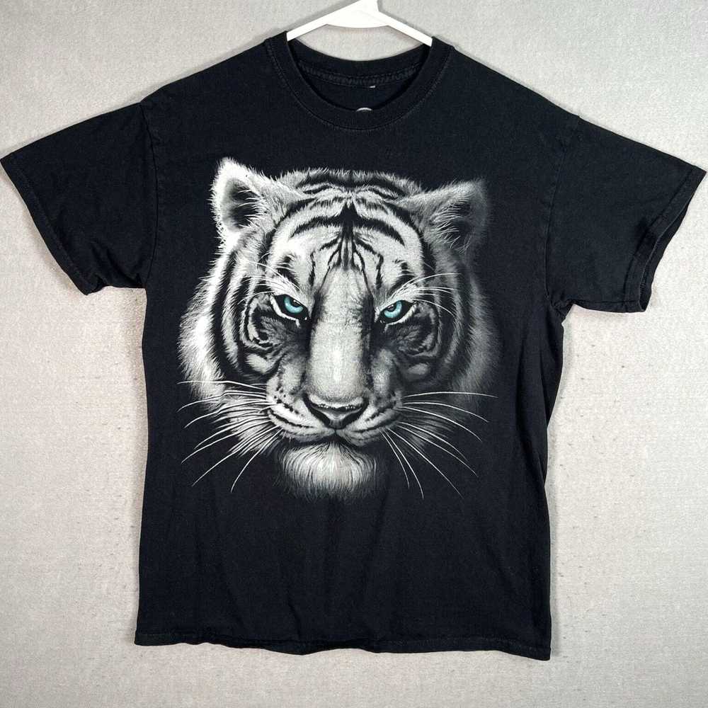 Vintage Wild White Tiger of the Forest Majestic W… - image 1