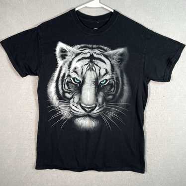 Vintage Wild White Tiger of the Forest Majestic W… - image 1