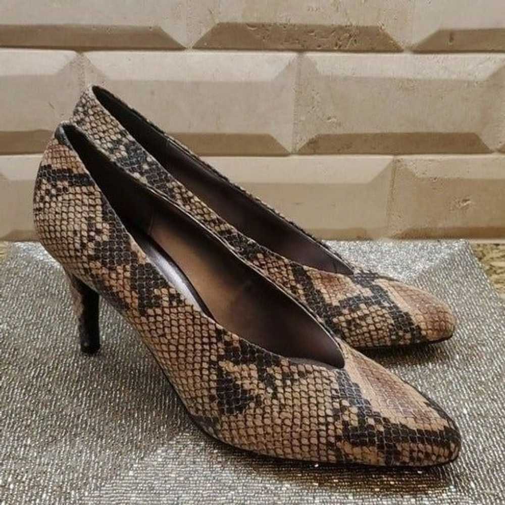 J. RENEE  Snake Print Heels - Size 10 - image 1