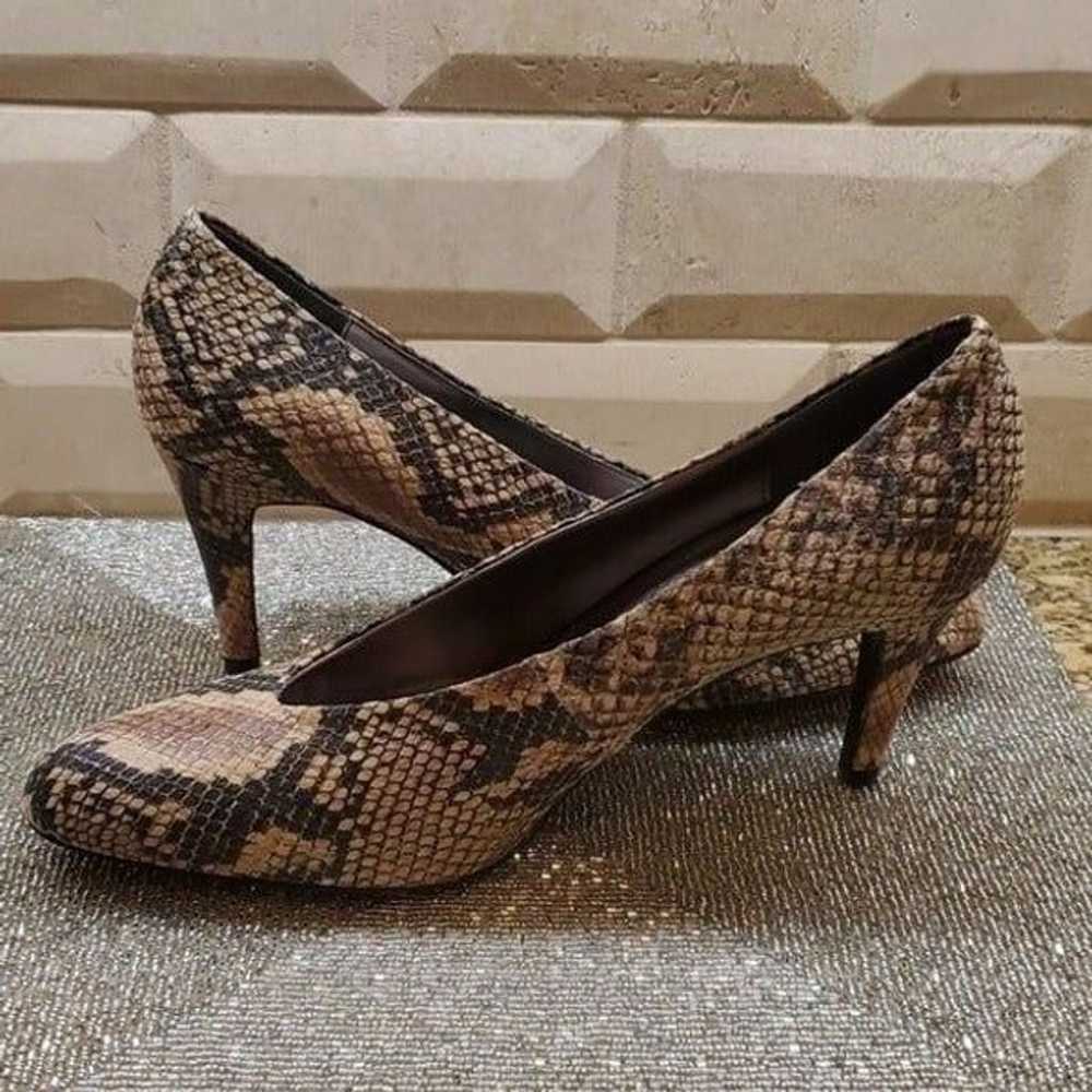 J. RENEE  Snake Print Heels - Size 10 - image 4