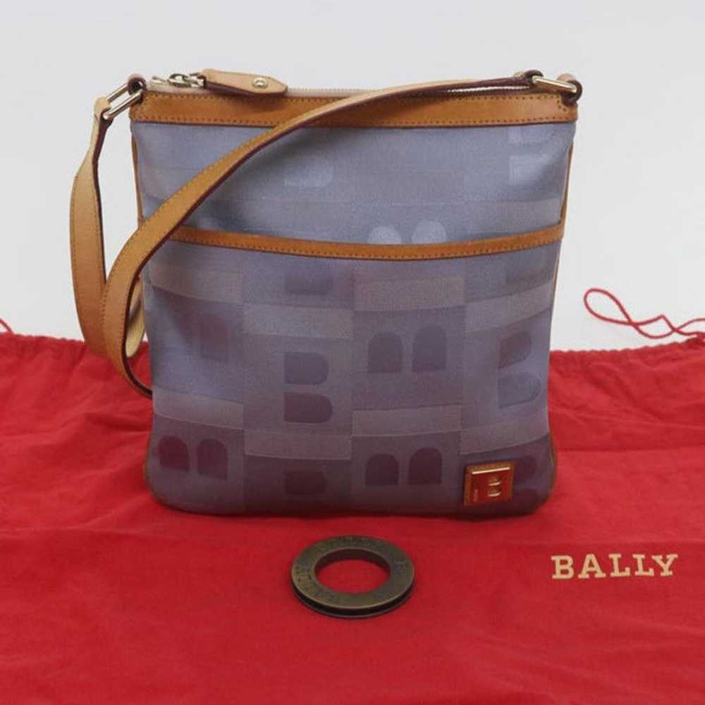 Bally BALLY Shoulder Bag Canvas Light Blue - image 12