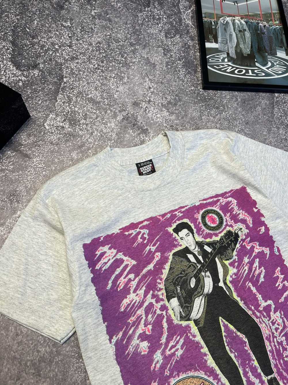 Band Tees × Rock Tees × Vintage 1990 Elvis Presle… - image 2