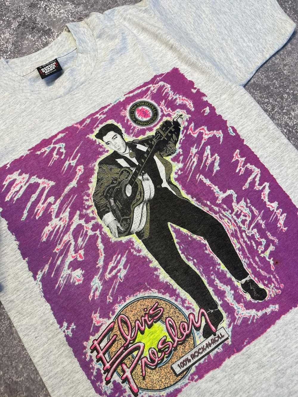 Band Tees × Rock Tees × Vintage 1990 Elvis Presle… - image 8