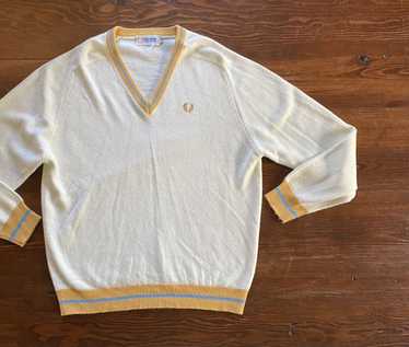 Fred Perry × Vintage Vintage 80’s Fred Perry Whit… - image 1