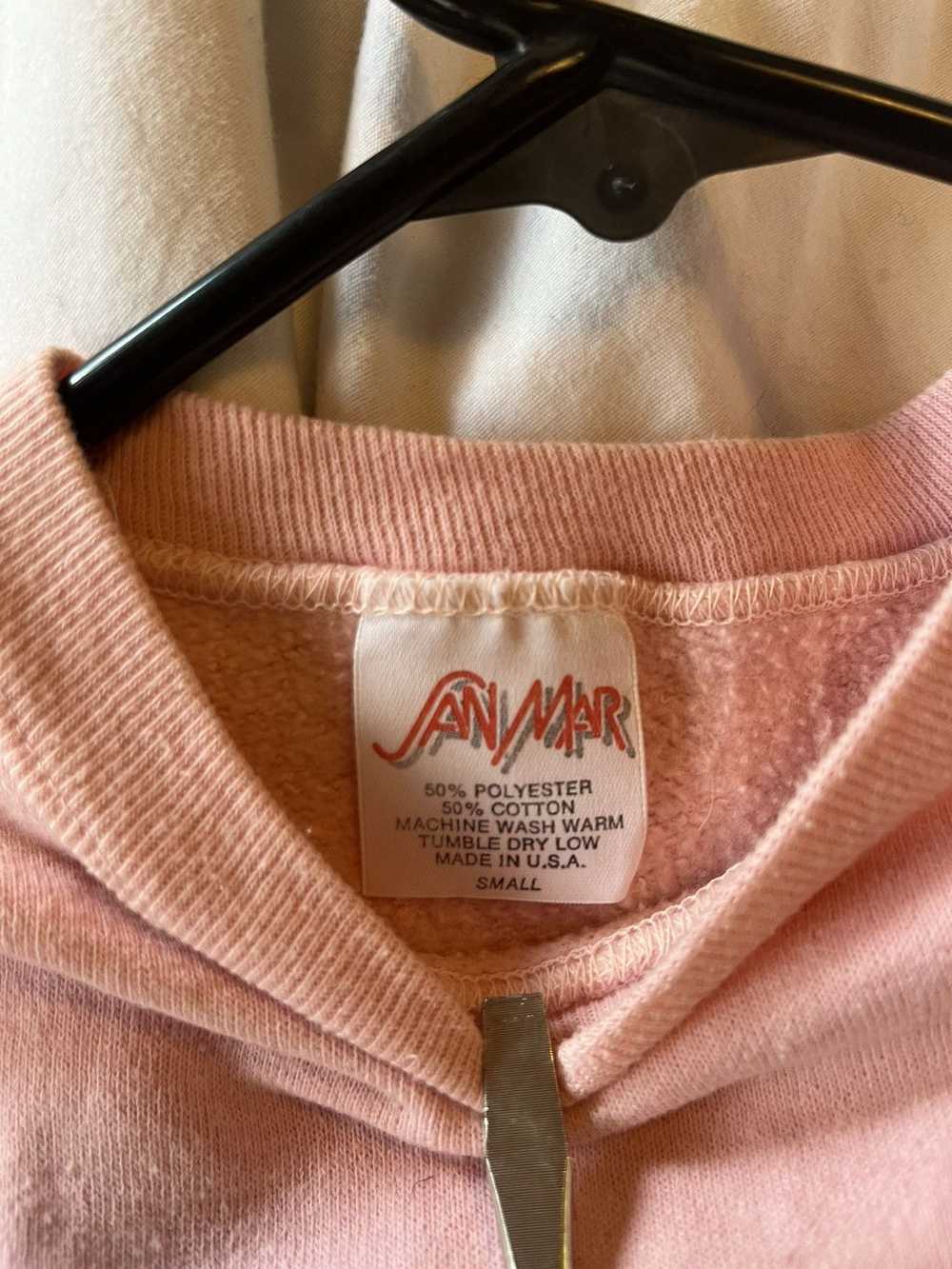 Vintage Vintage Pink Cutoff Crewneck Sweatshirt L… - image 3