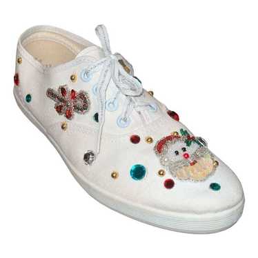 Other 1980s Bedazzled Xmas Shoes, Sz 7.5 - image 1