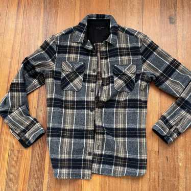 Allsaints ALLSAINTS Fall Flannel Heavy Shirt Plai… - image 1