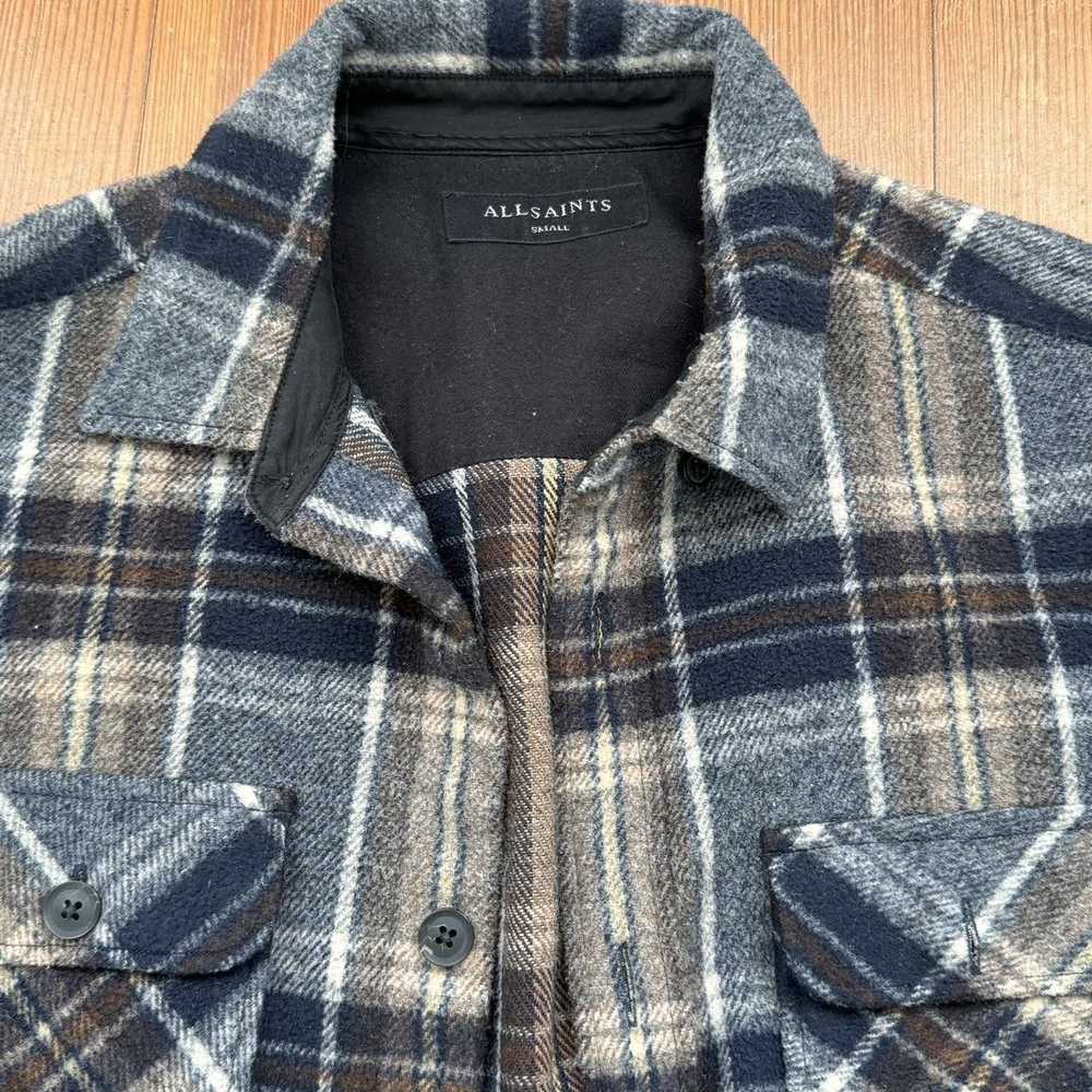 Allsaints ALLSAINTS Fall Flannel Heavy Shirt Plai… - image 2