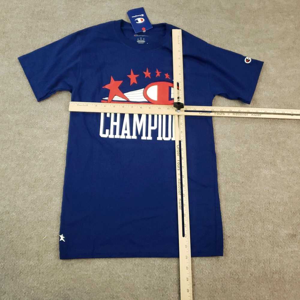 Champion Mens Blue Crew Neck Short Sleeve Spell O… - image 2