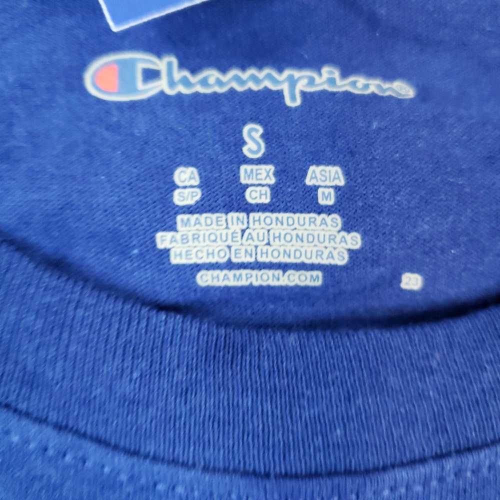 Champion Mens Blue Crew Neck Short Sleeve Spell O… - image 6