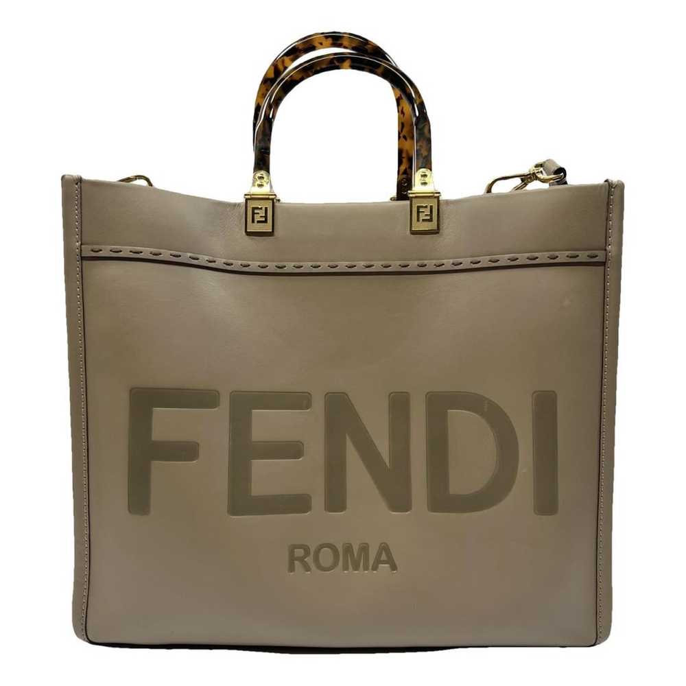 Fendi Sunshine leather tote - image 1