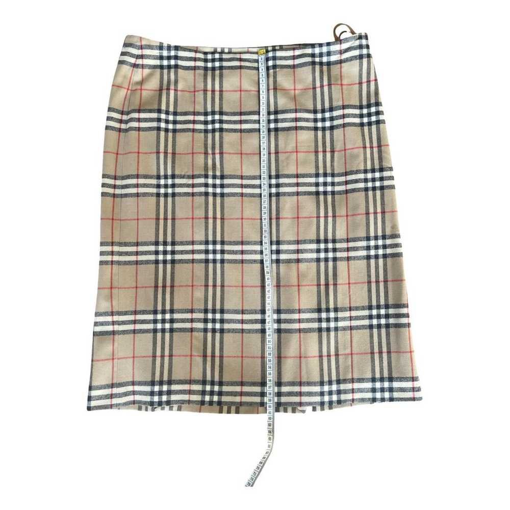 Burberry Wool mid-length skirt - image 1