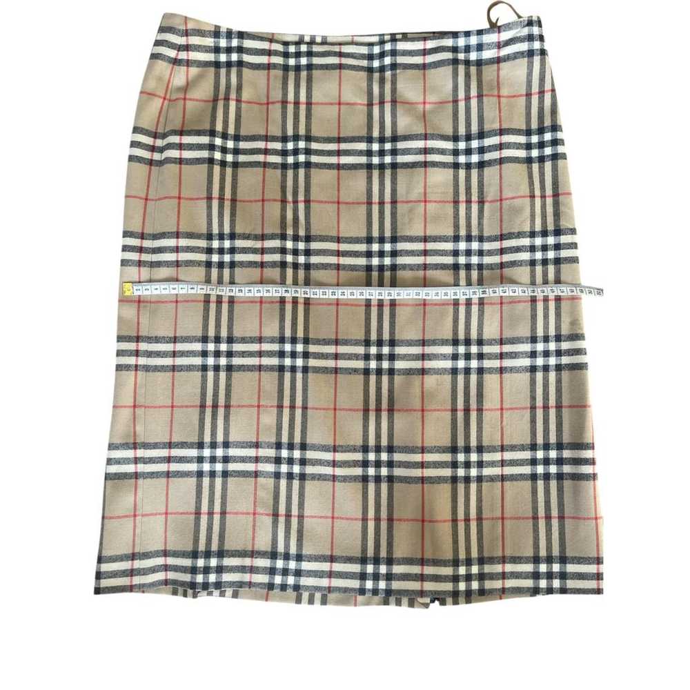 Burberry Wool mid-length skirt - image 2