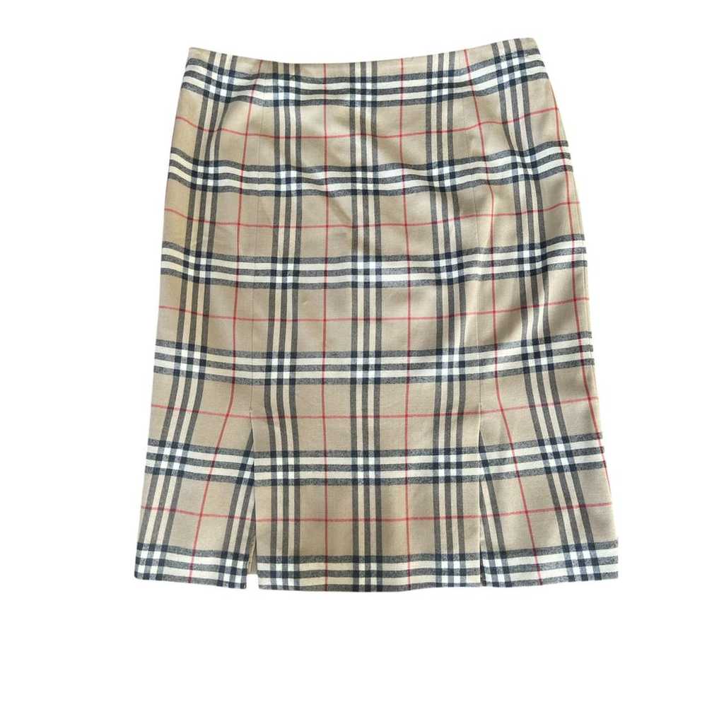 Burberry Wool mid-length skirt - image 3