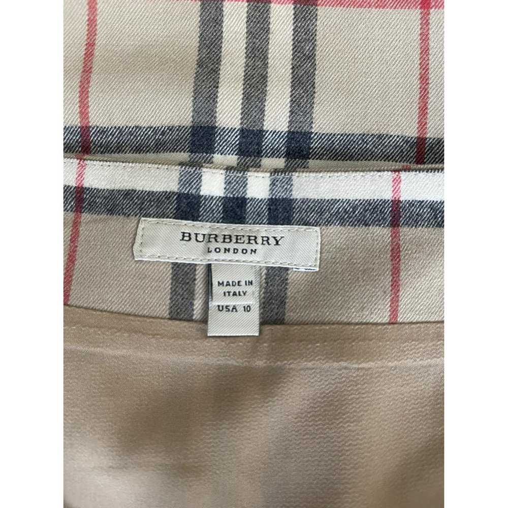 Burberry Wool mid-length skirt - image 4