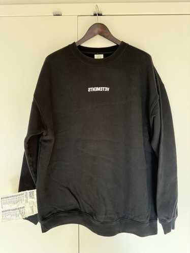 Vetements Vetements Inside-Out Black Sweater