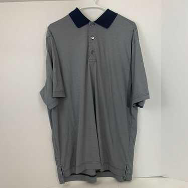 Footjoy Footjoy Gray Short Sleeve Golf Polo Shirt… - image 1