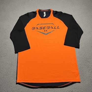 Under Armour Mens Small 3 Quarter Sleeve HeatGear… - image 1