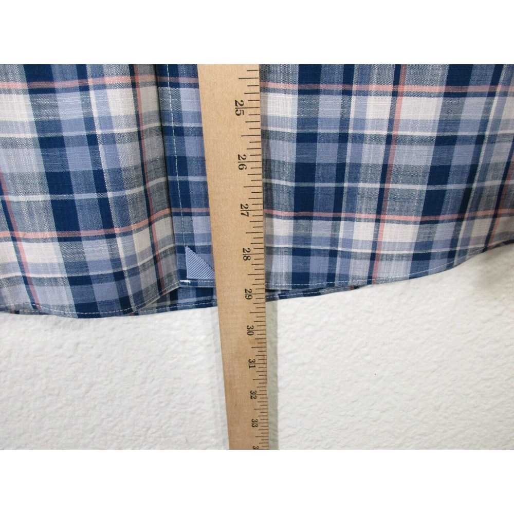 UNTUCKit UNTUCKit Shirt Mens Large Blue Plaid But… - image 2