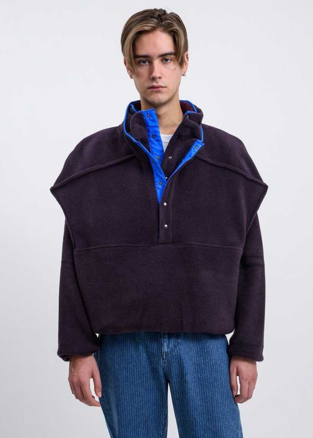 Y/Project Y/Project Purple Fleece Pop-Up Sweater - image 3