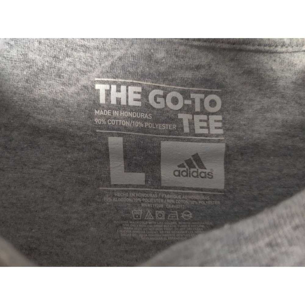 Adidas Adidas Shirt Adult Mens Large Gray Black H… - image 6