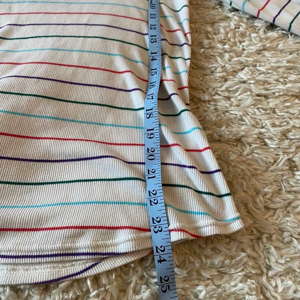 Vintage y2k Op striped long sleeve top - image 8