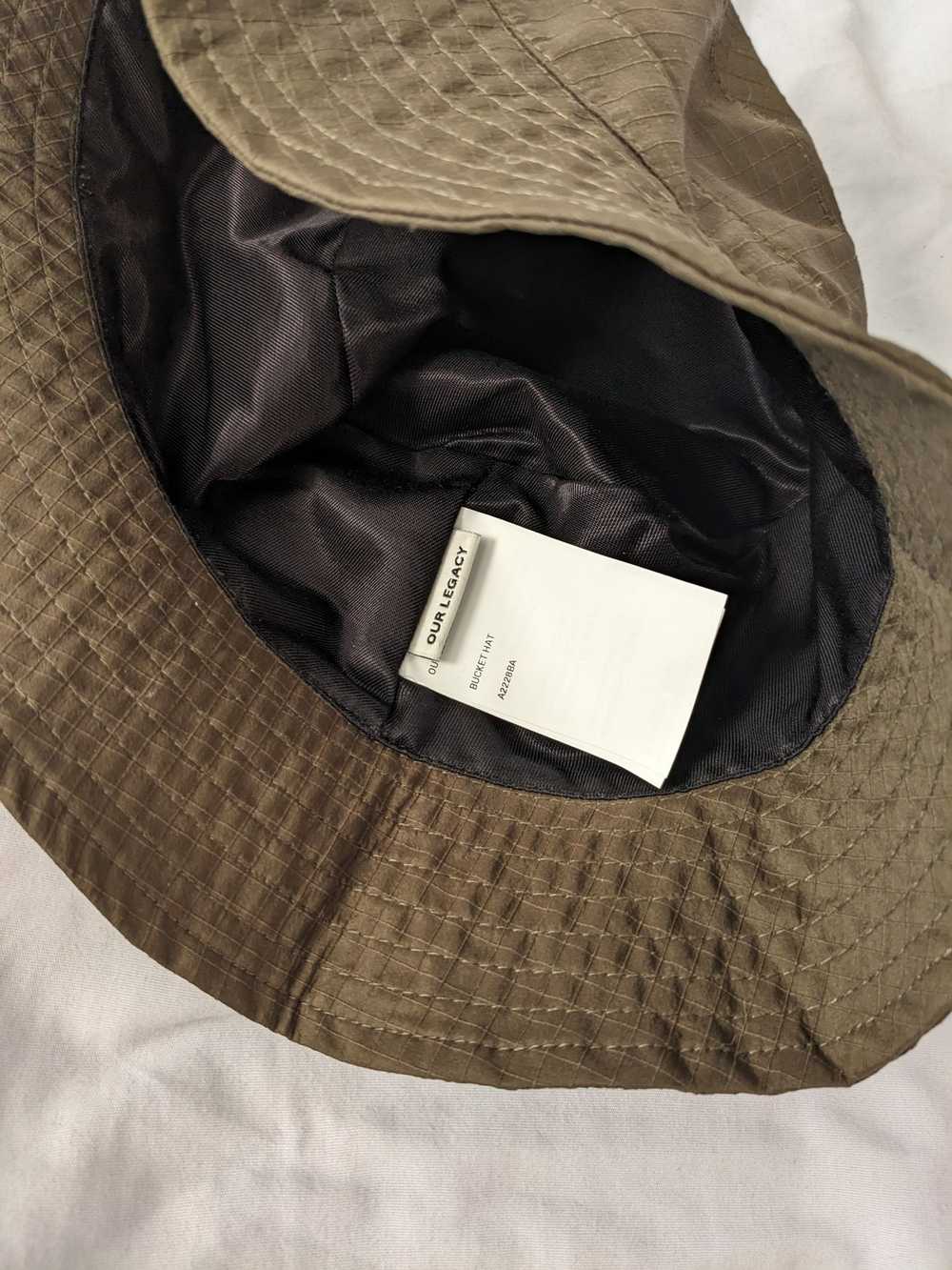 Our Legacy Our Legacy Bucket Hat Tech Ripstop Oli… - image 3