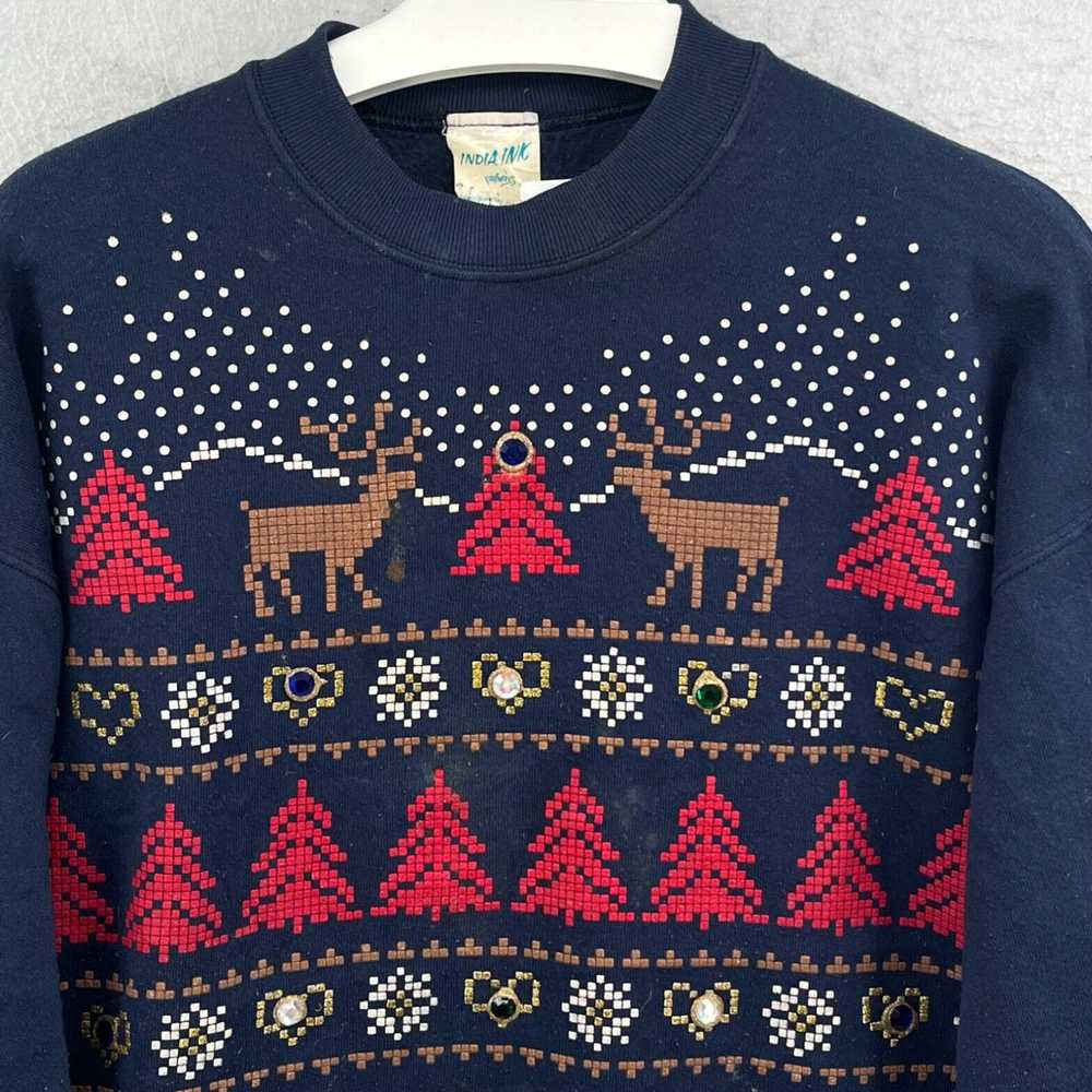 Vintage Vintage Ugly Christmas Sweatshirt Adult X… - image 3