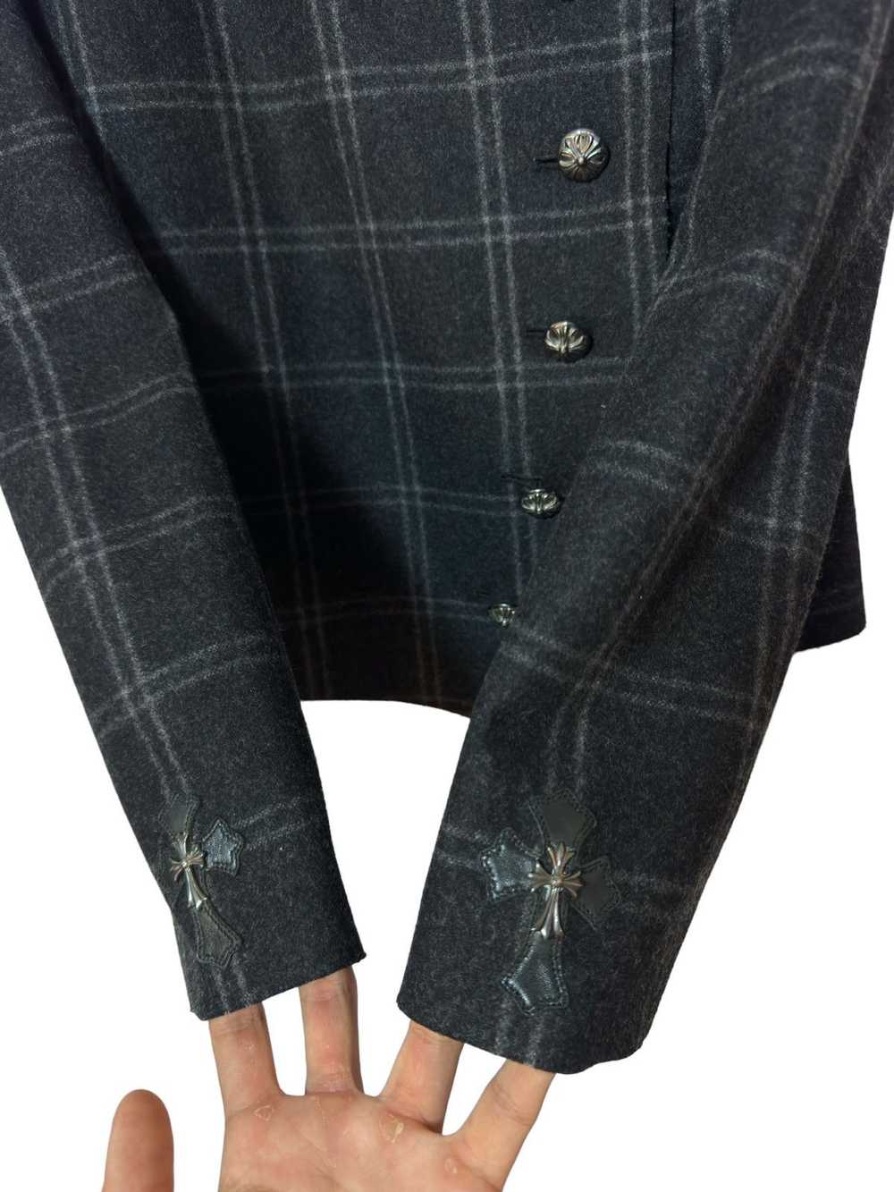 Chrome Hearts × Vintage Chrome Hearts Plaid Hoode… - image 3