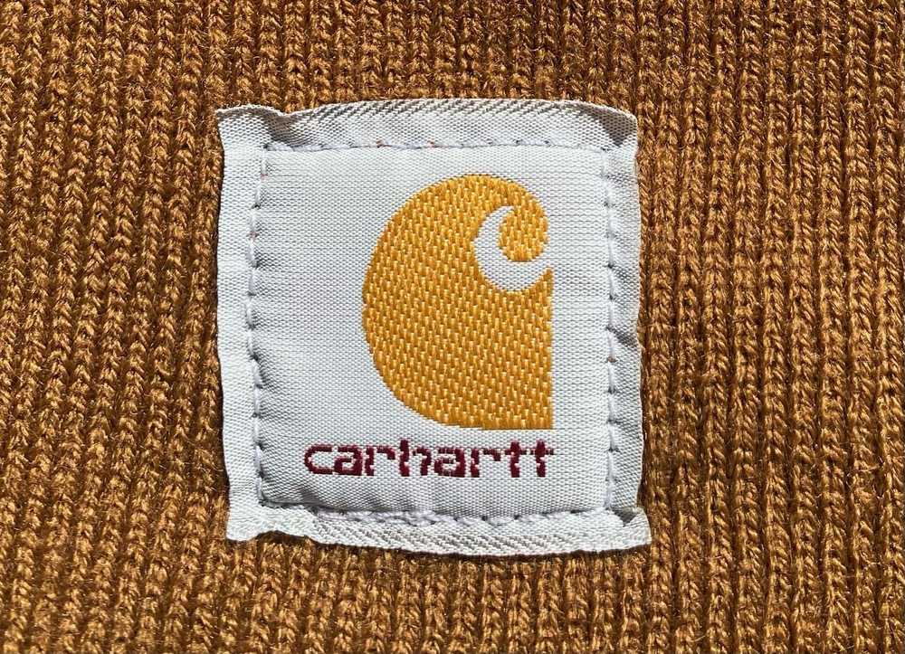 Carhartt Vintage Carhartt Knit Beanie Hat Brown - image 2