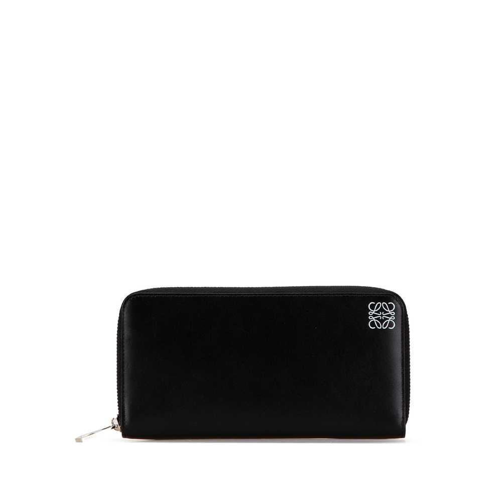 Black LOEWE Amazona Zip Around Leather Wallet - image 1