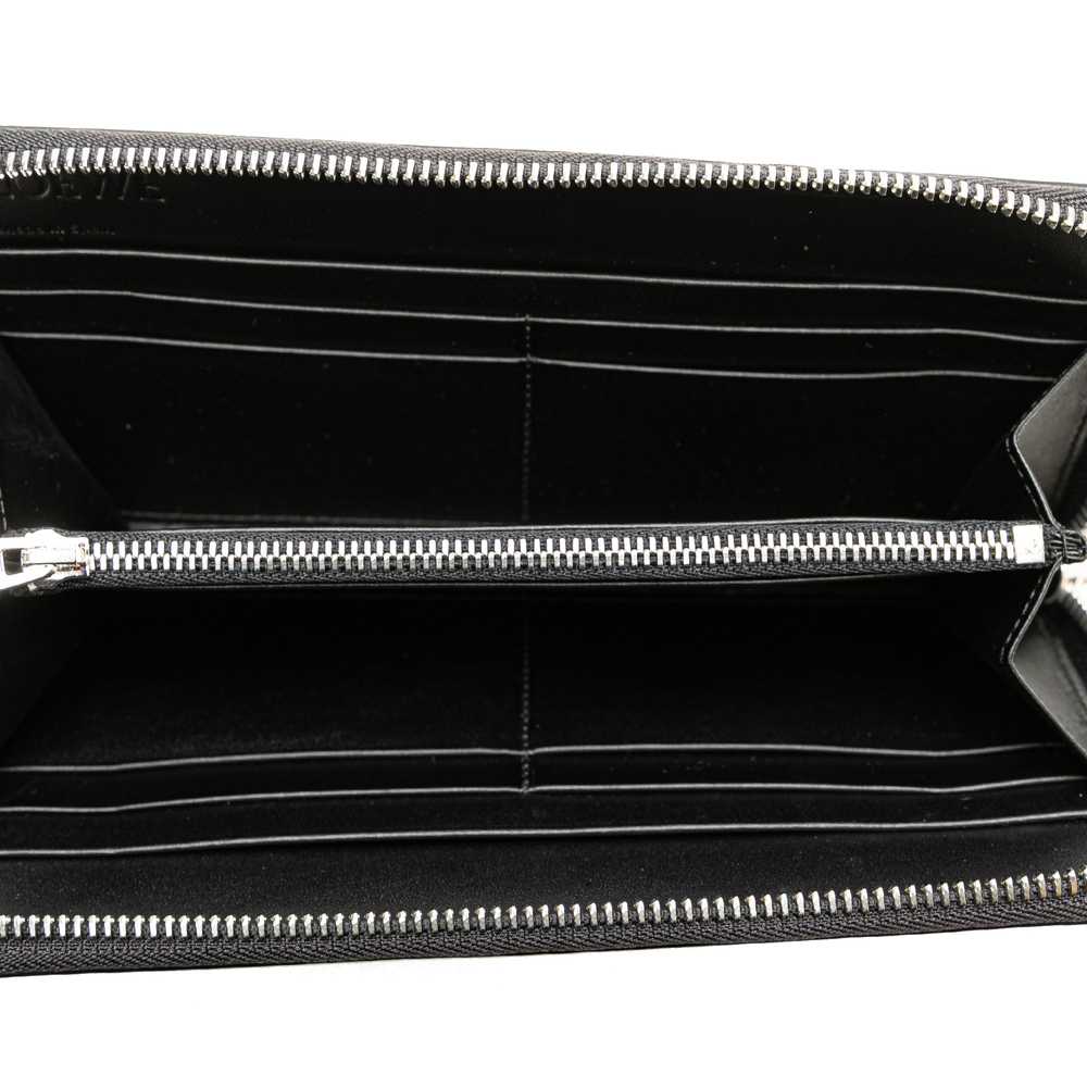 Black LOEWE Amazona Zip Around Leather Wallet - image 4