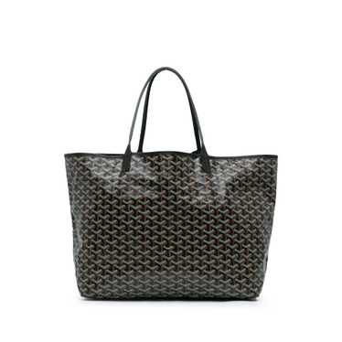 Black Goyard Goyardine Saint Louis GM Tote Bag - image 1