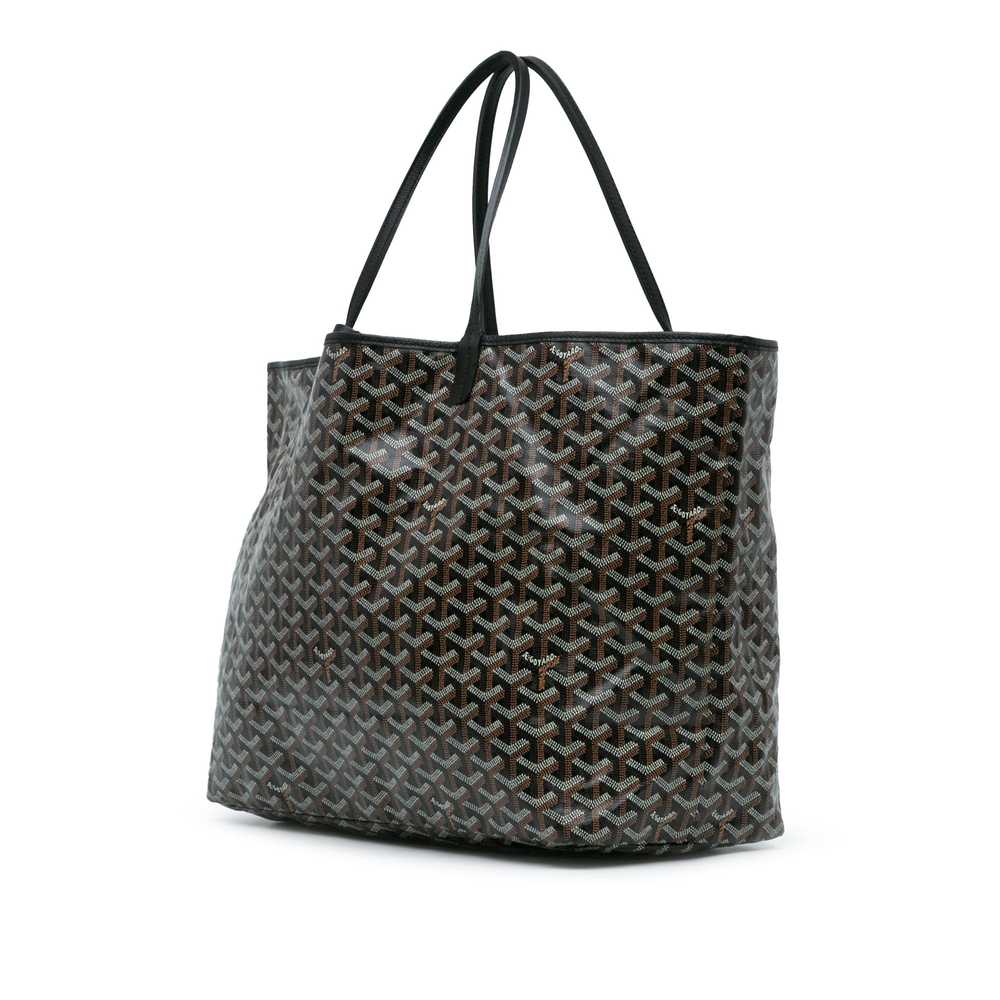 Black Goyard Goyardine Saint Louis GM Tote Bag - image 2