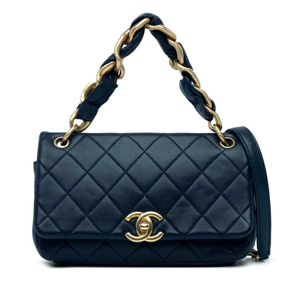 Blue Chanel Quilted Lambskin Chain is More Flap S… - image 1