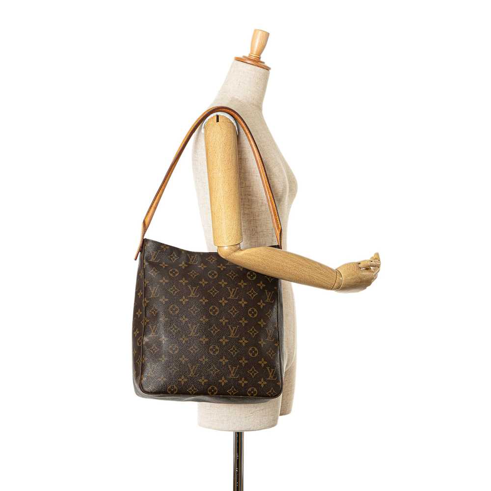 Brown Louis Vuitton Monogram Looping GM Shoulder … - image 8