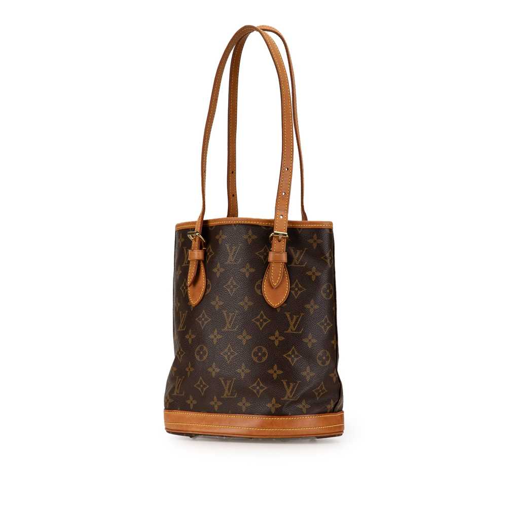 Brown Louis Vuitton Monogram Petit Bucket - image 2