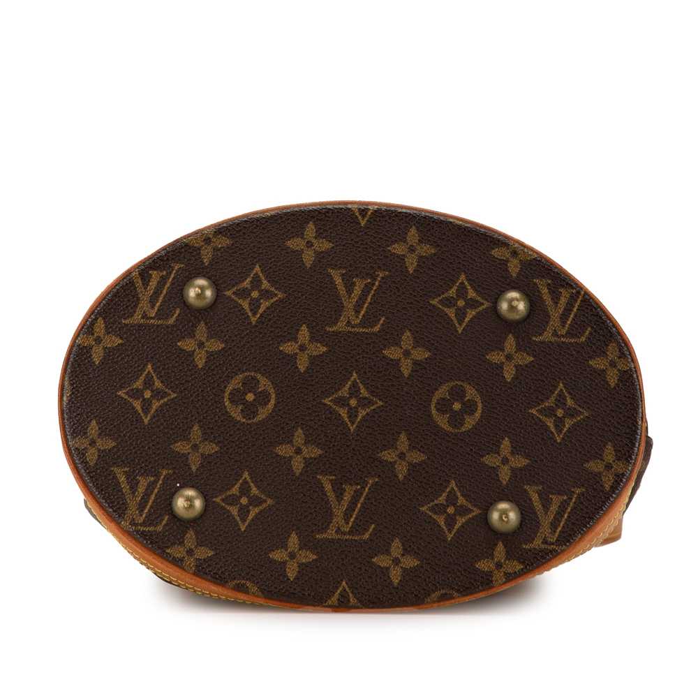 Brown Louis Vuitton Monogram Petit Bucket - image 3