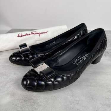 【Beautiful item】Salvatore Ferragamo Vara Quilted … - image 1