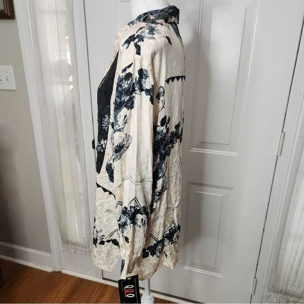 NWT Vintage Womens QUO-SILK Abstract Design Long … - image 4