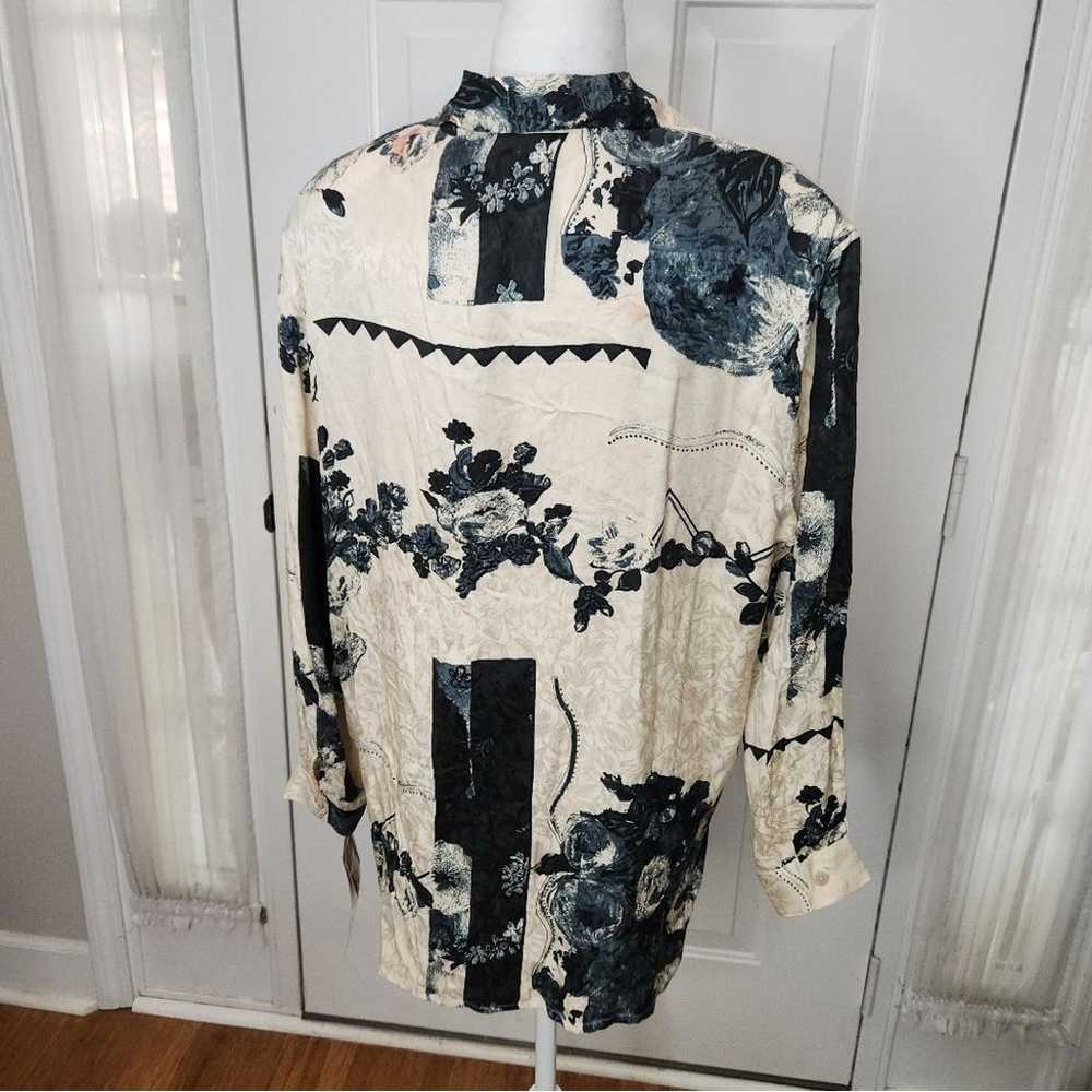 NWT Vintage Womens QUO-SILK Abstract Design Long … - image 6