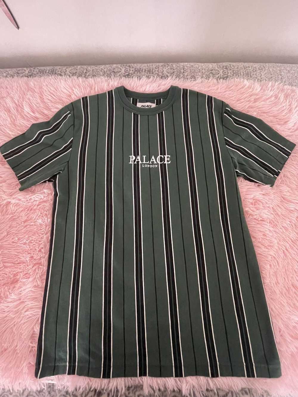 Palace Vertical green striped “palace” tee - image 2