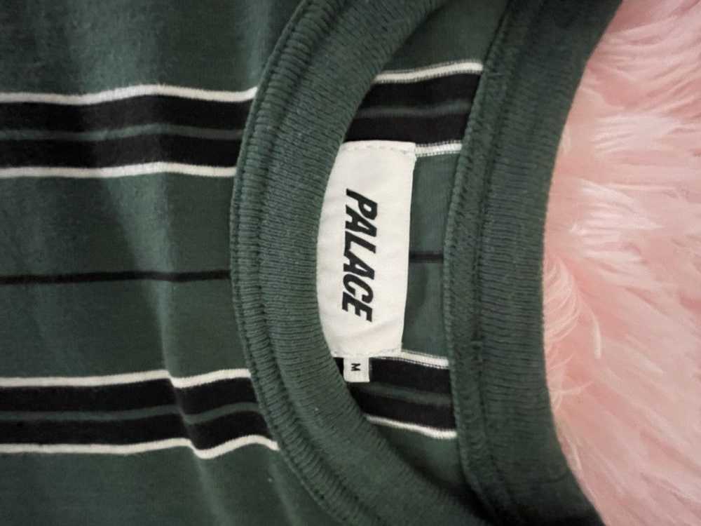 Palace Vertical green striped “palace” tee - image 4