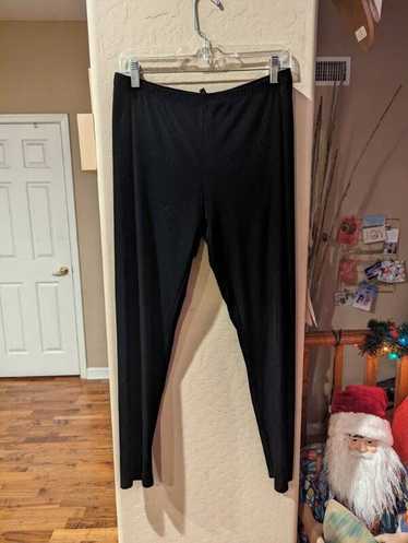 Eileen Fisher Velvet Ankle Leggings Black SM or MD